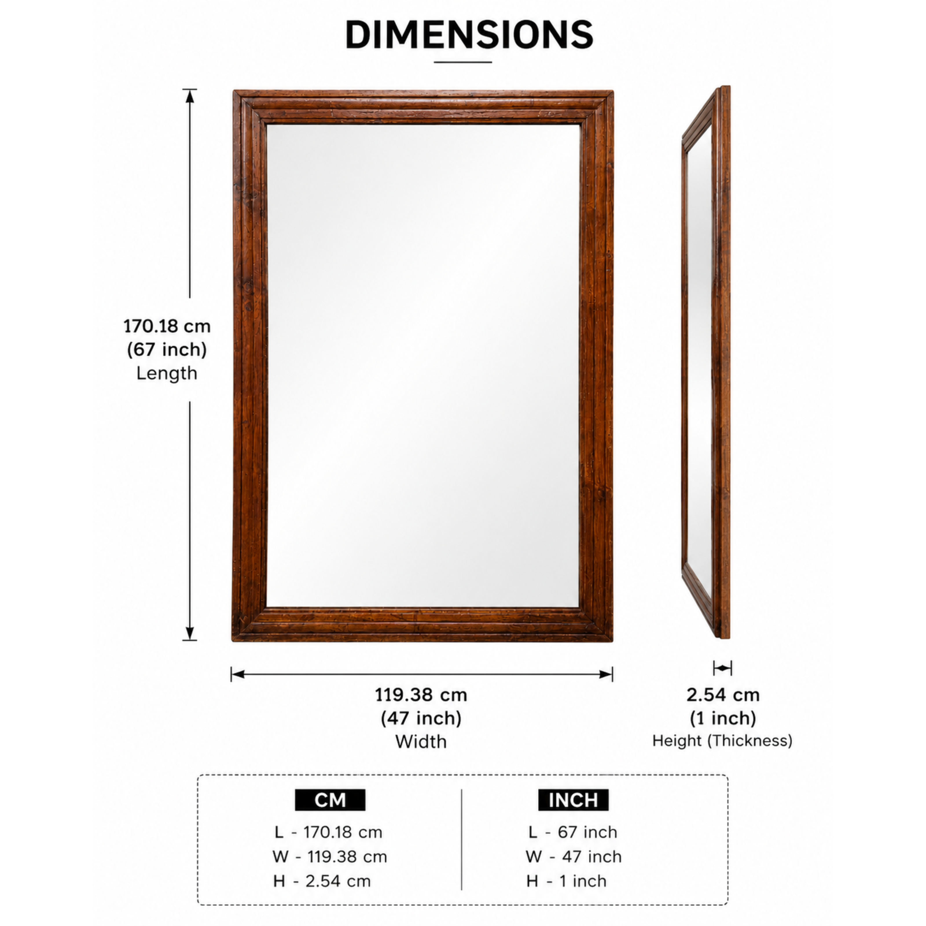 Regal Timber Mirror