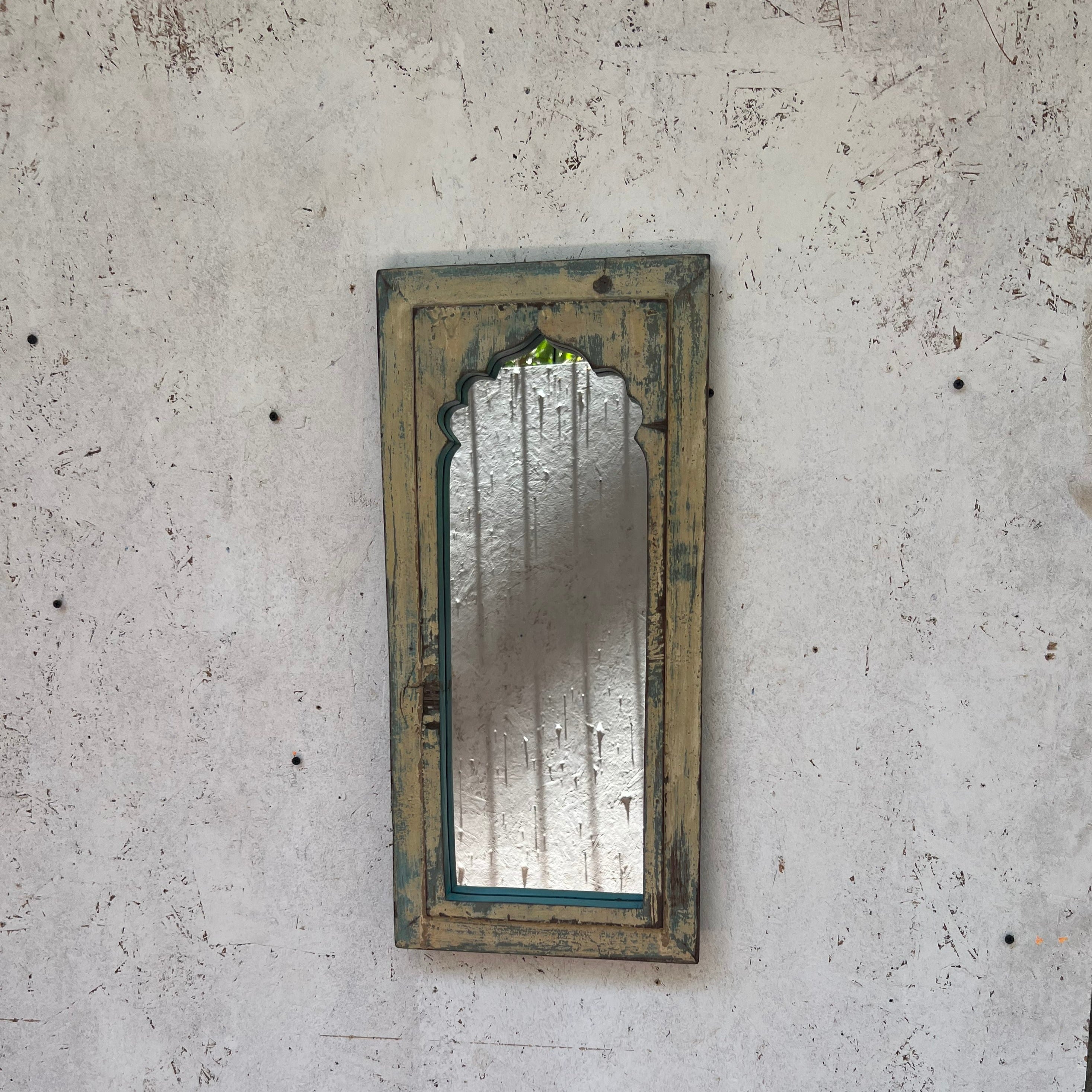 Distressed Jharokha Mirror