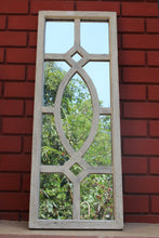 Load image into Gallery viewer, White Jali Window Mirror