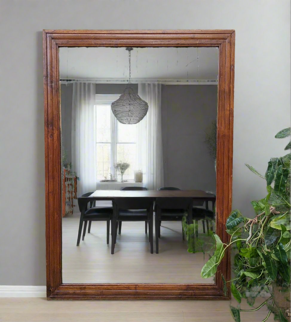 Teak Frame with Mirror