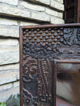 Load image into Gallery viewer, Wooden Block Print Mirror