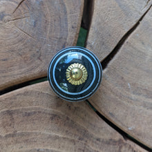 Load image into Gallery viewer, Blue Black Ceramic Knob