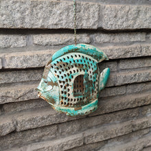 Load image into Gallery viewer, Metal Fish Hanging Candle and Tea Light Holder