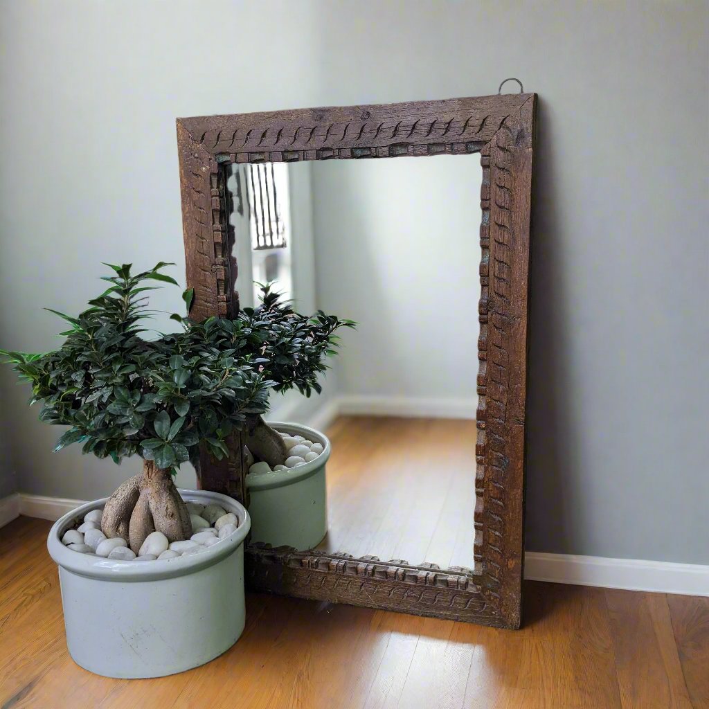 Teak Wood Frame with mirror
