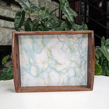 Load image into Gallery viewer, Wooden Tray with wall mount hook