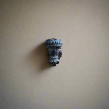 Load image into Gallery viewer, Reclaimed Carved Wooden Candle Holder (Brown)
