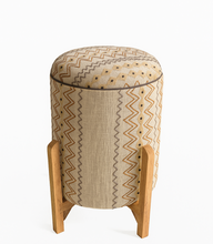 Load image into Gallery viewer, Embroidered Ottoman Available Online Only