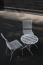 Load image into Gallery viewer, White Metal Garden Set
