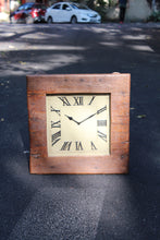 Load image into Gallery viewer, Wooden Stool Clock
