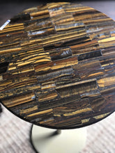 Load image into Gallery viewer, Tiger Eye Side Table
