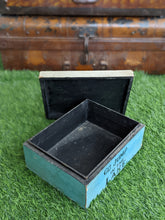 Load image into Gallery viewer, Blue Wooden Storage Box