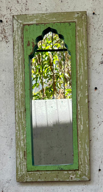 Pista Green Jharokha Mirror
