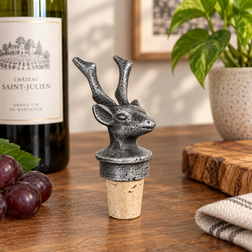 Majestic Deer Wine Bottle Stopper