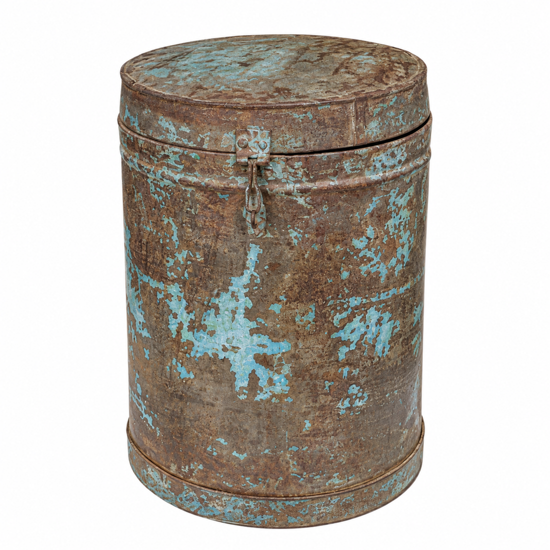 Harbor Patina Distressed Metal Storage Box
