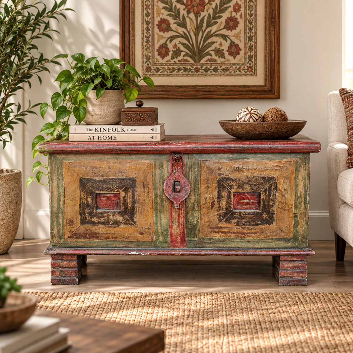 Alderwood Heritage Vintage Storage Trunk