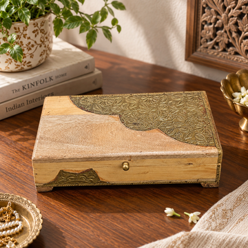 Carved Heritage Wooden Storage Chest