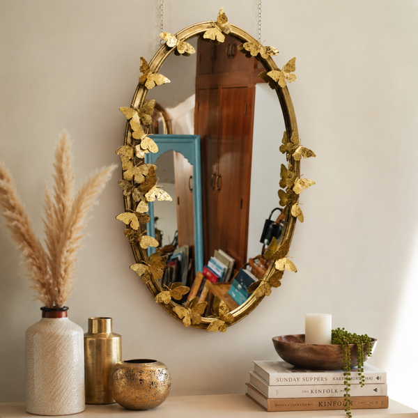 Golden Flutter Mirror
