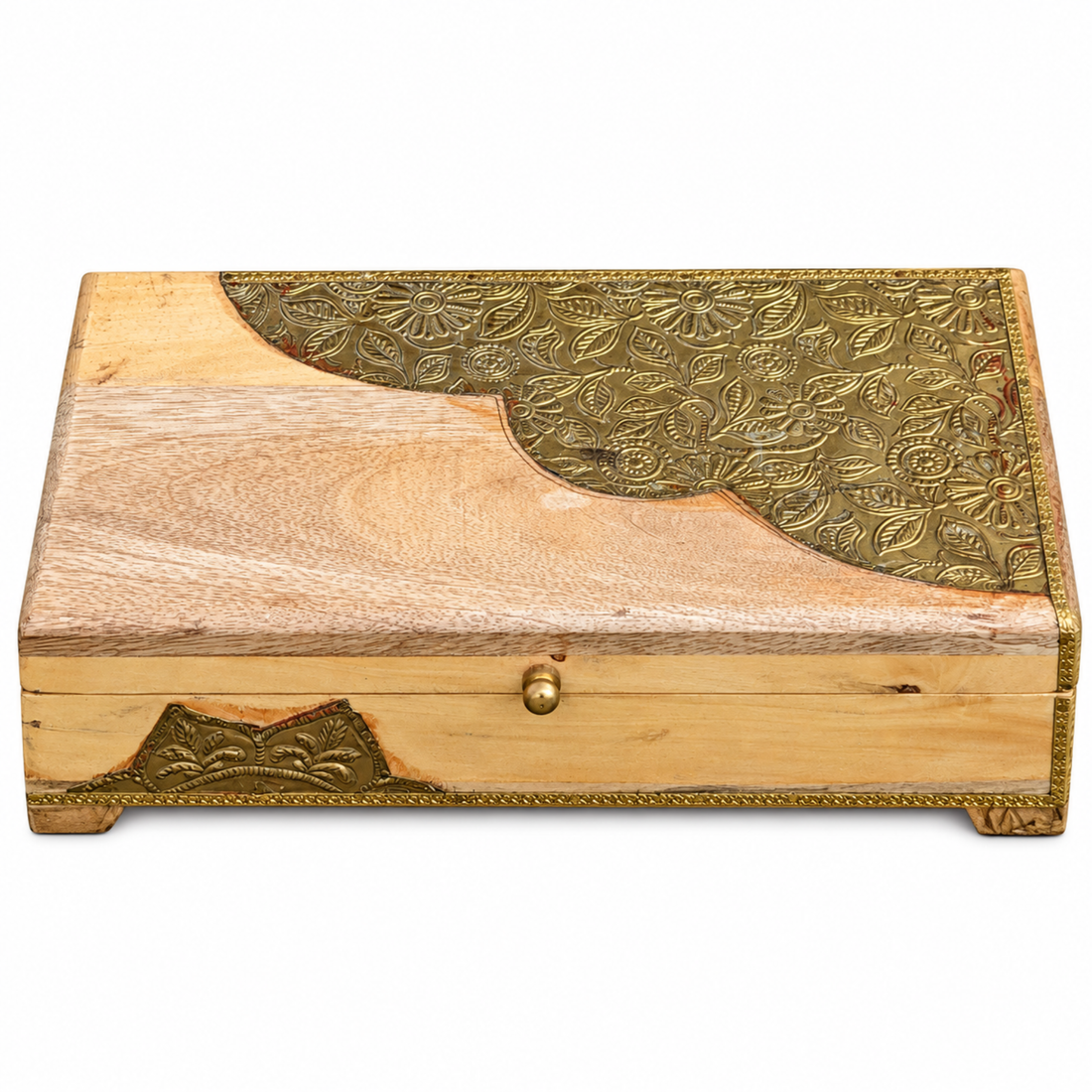 Carved Heritage Wooden Storage Chest