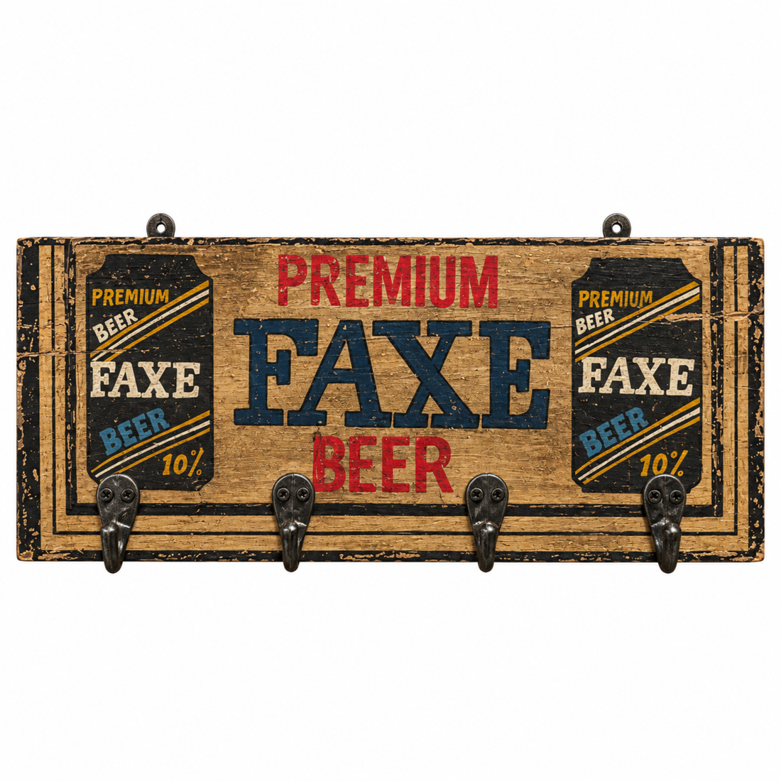 Riverton Rustic Wall Hook Board