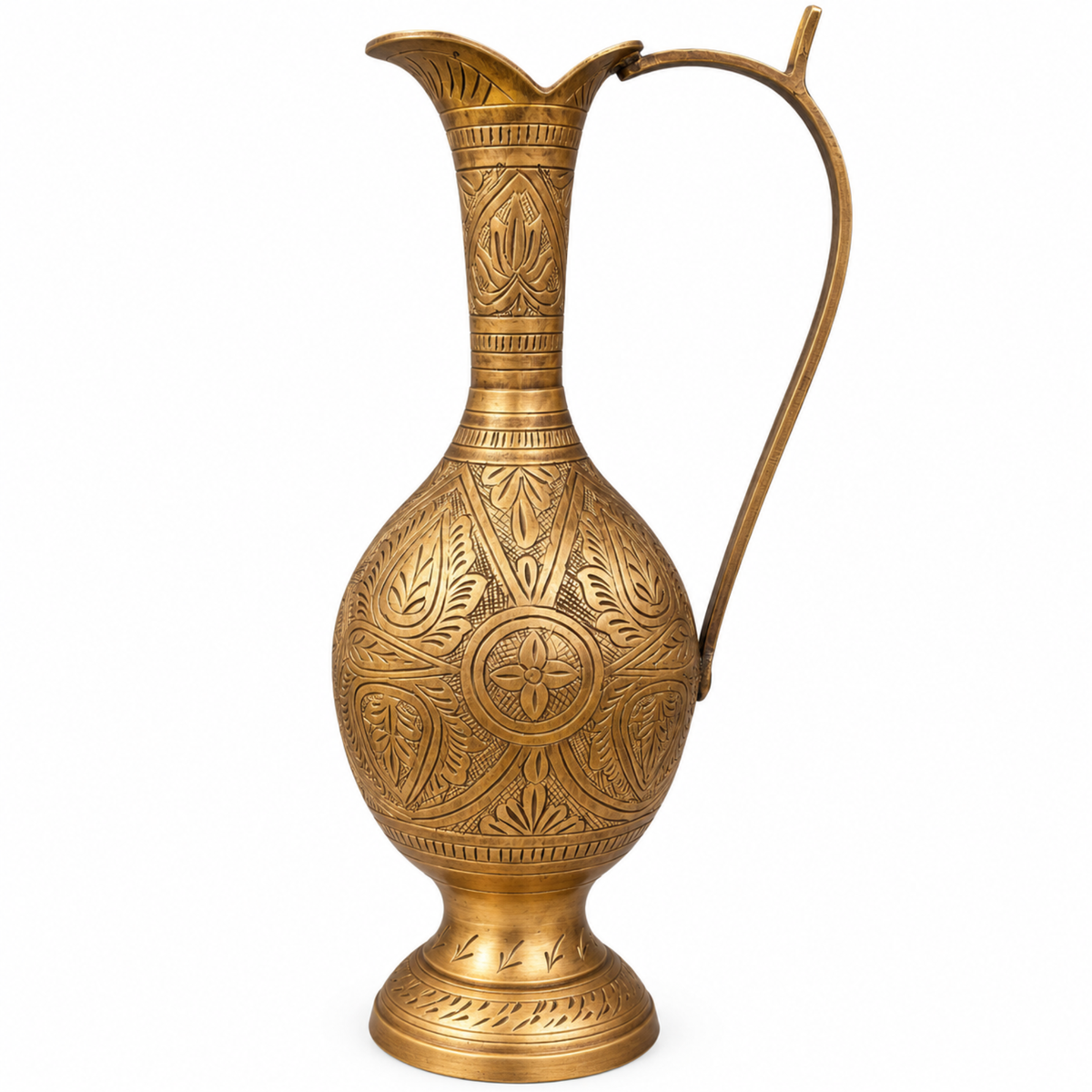Antique Brass Beaker Vessel