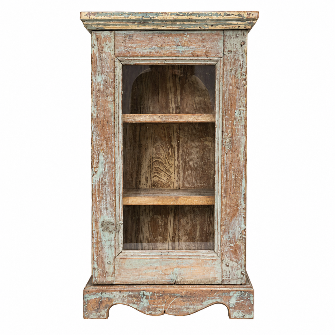 Stonehaven Distressed Grey Wall Cabinet