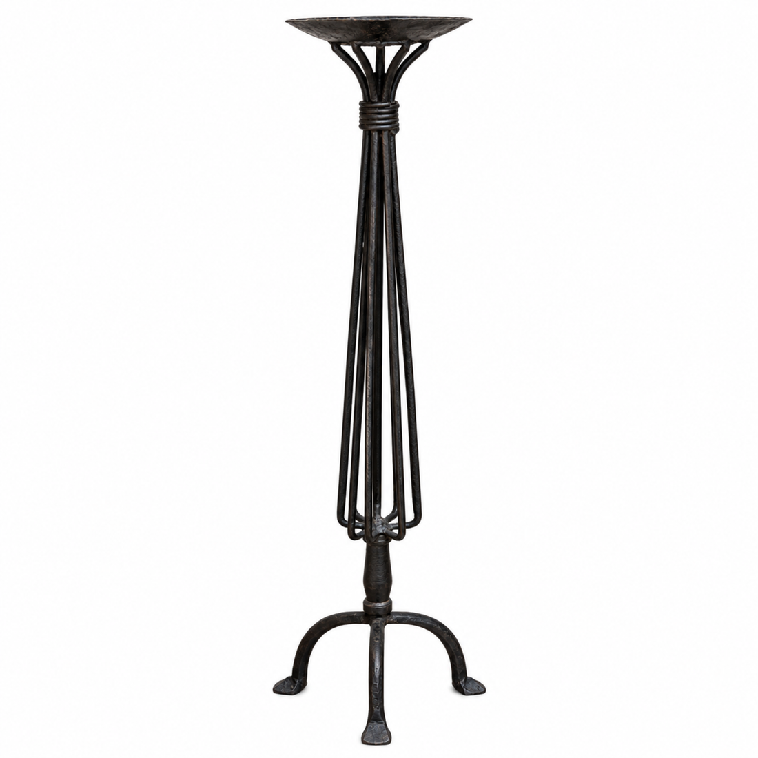Regal Spire Iron Candle Stand