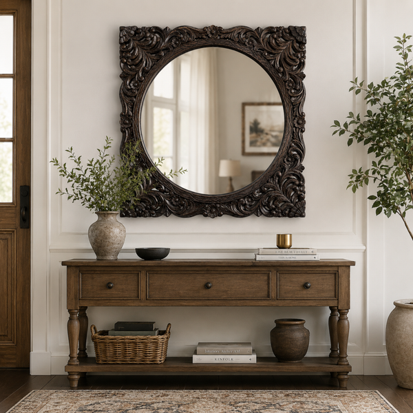 Noir Blossom Mirror