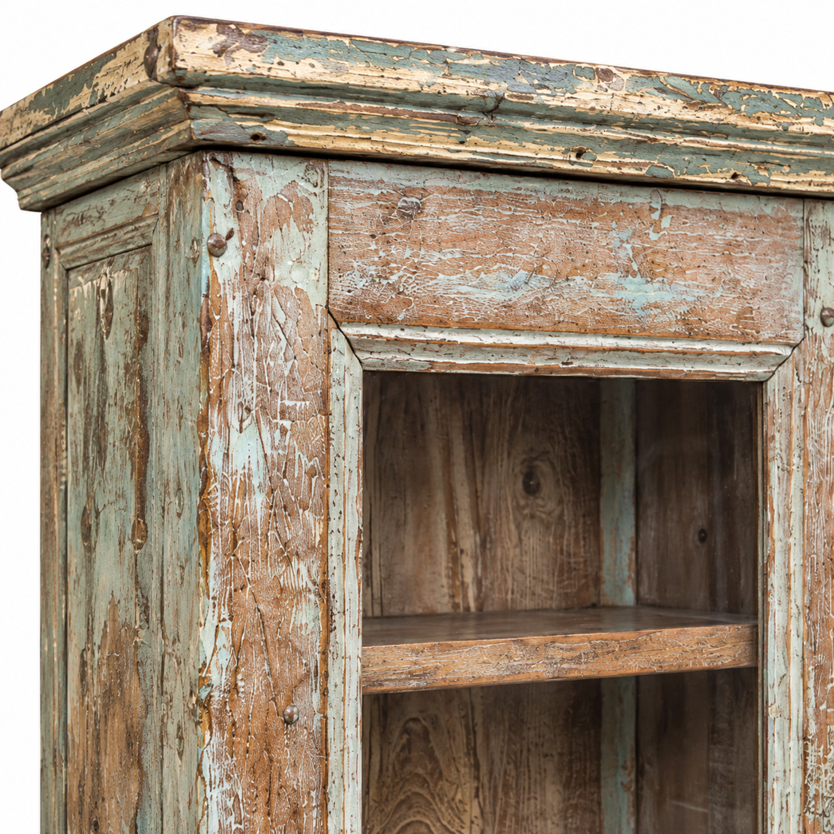 Stonehaven Distressed Grey Wall Cabinet