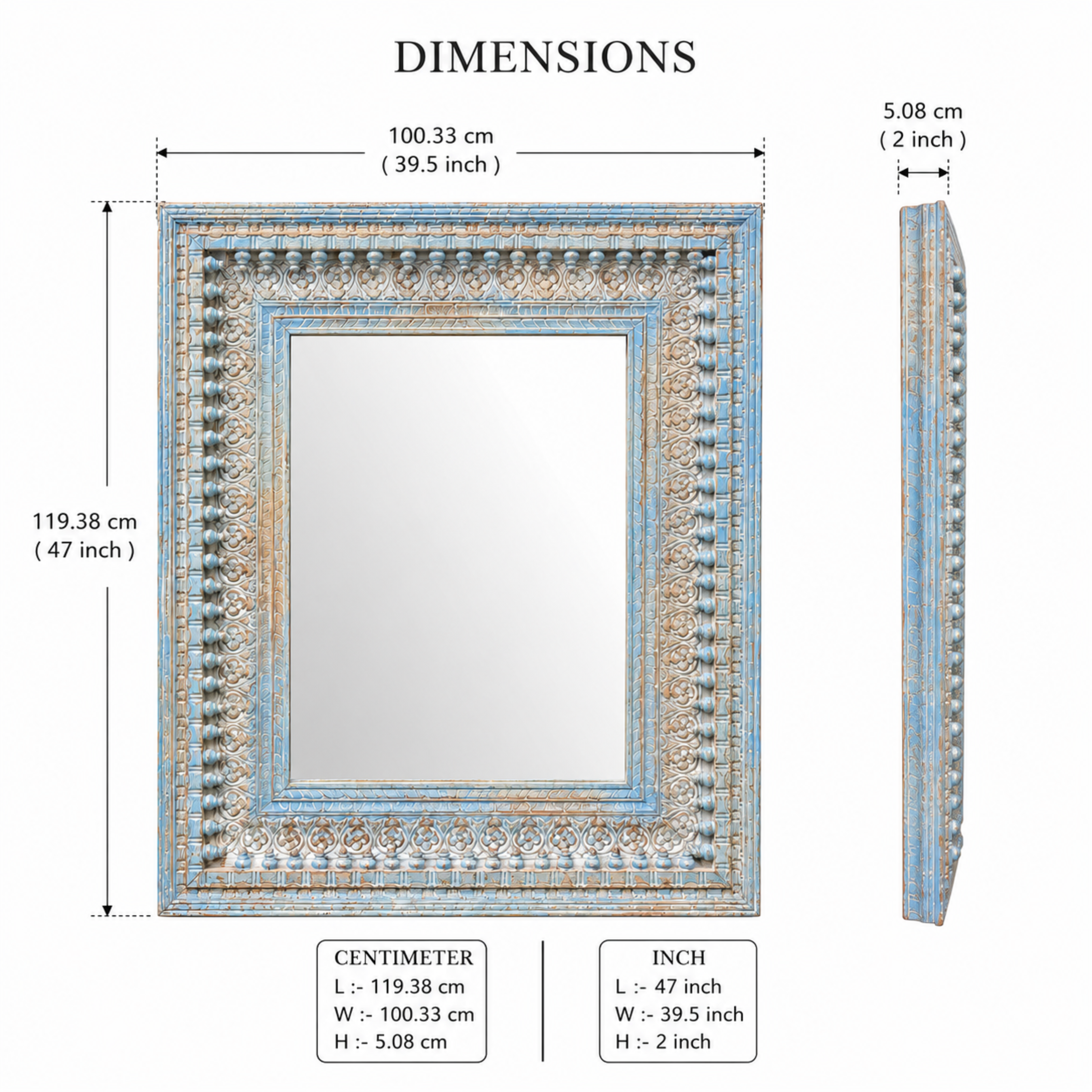 Celeste Carved Mirror