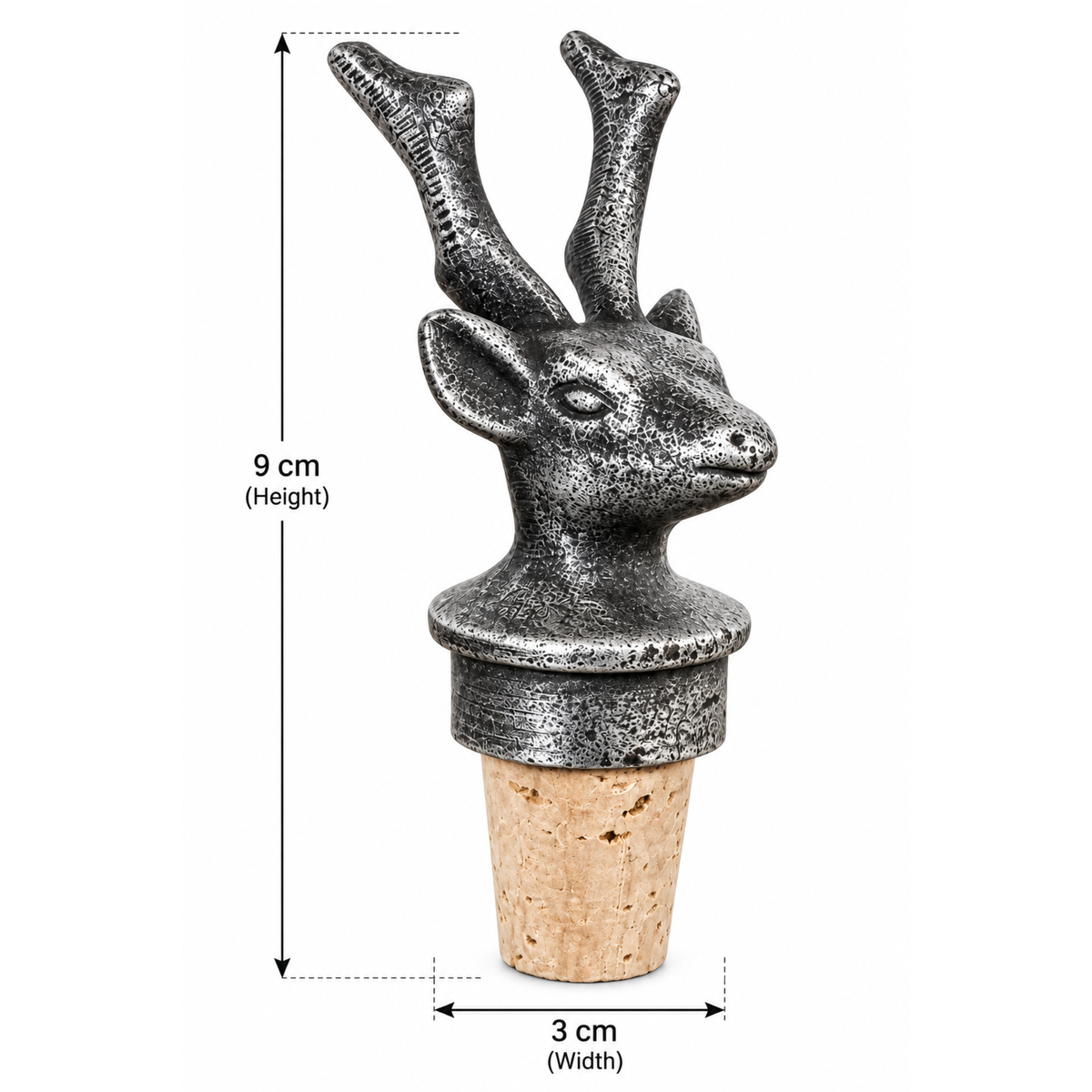 Majestic Deer Wine Bottle Stopper