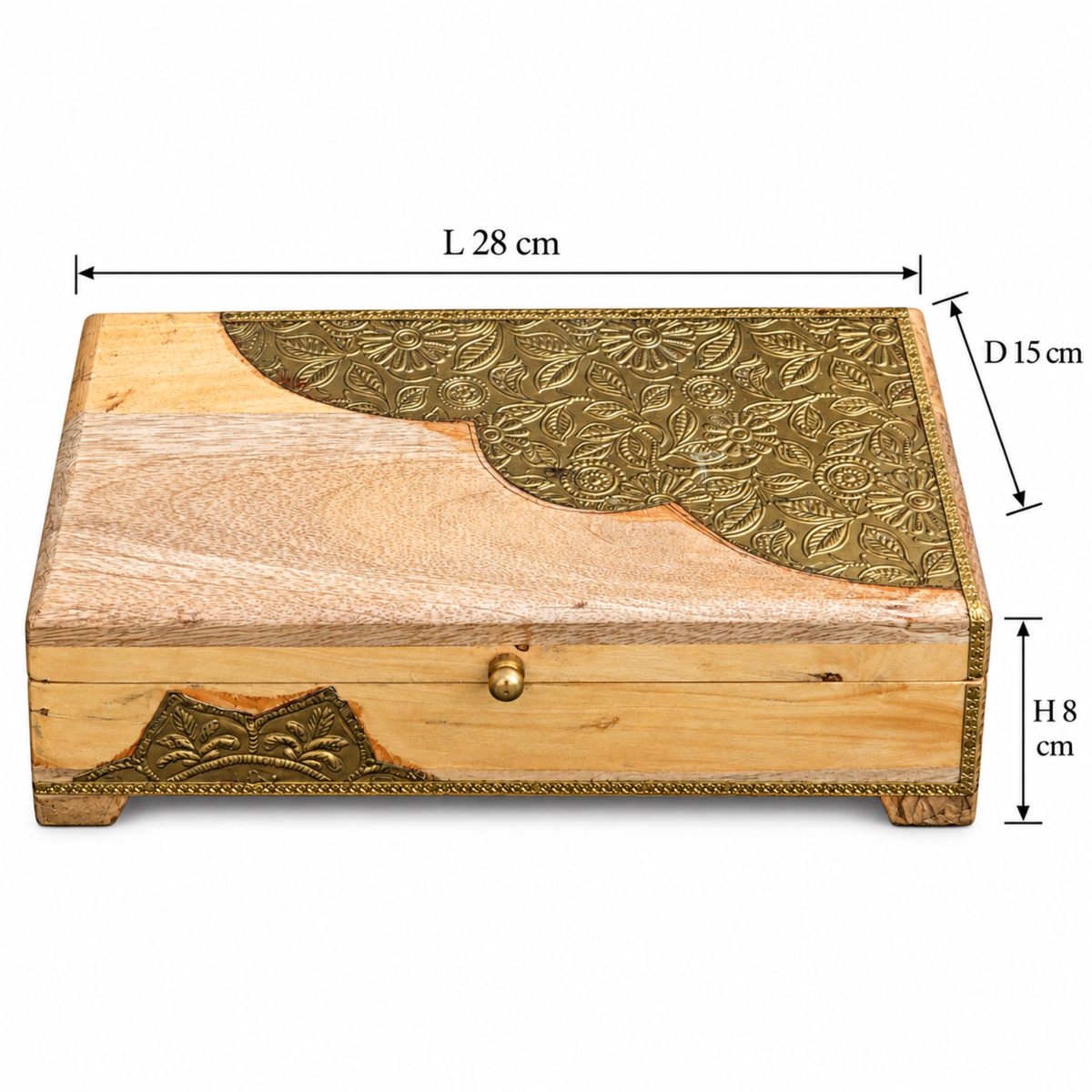 Carved Heritage Wooden Storage Chest
