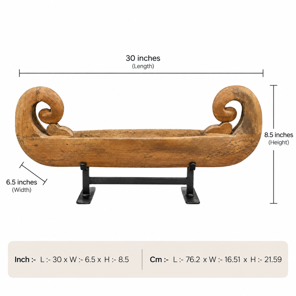 Mariner Classic Small Wooden Boat Decor