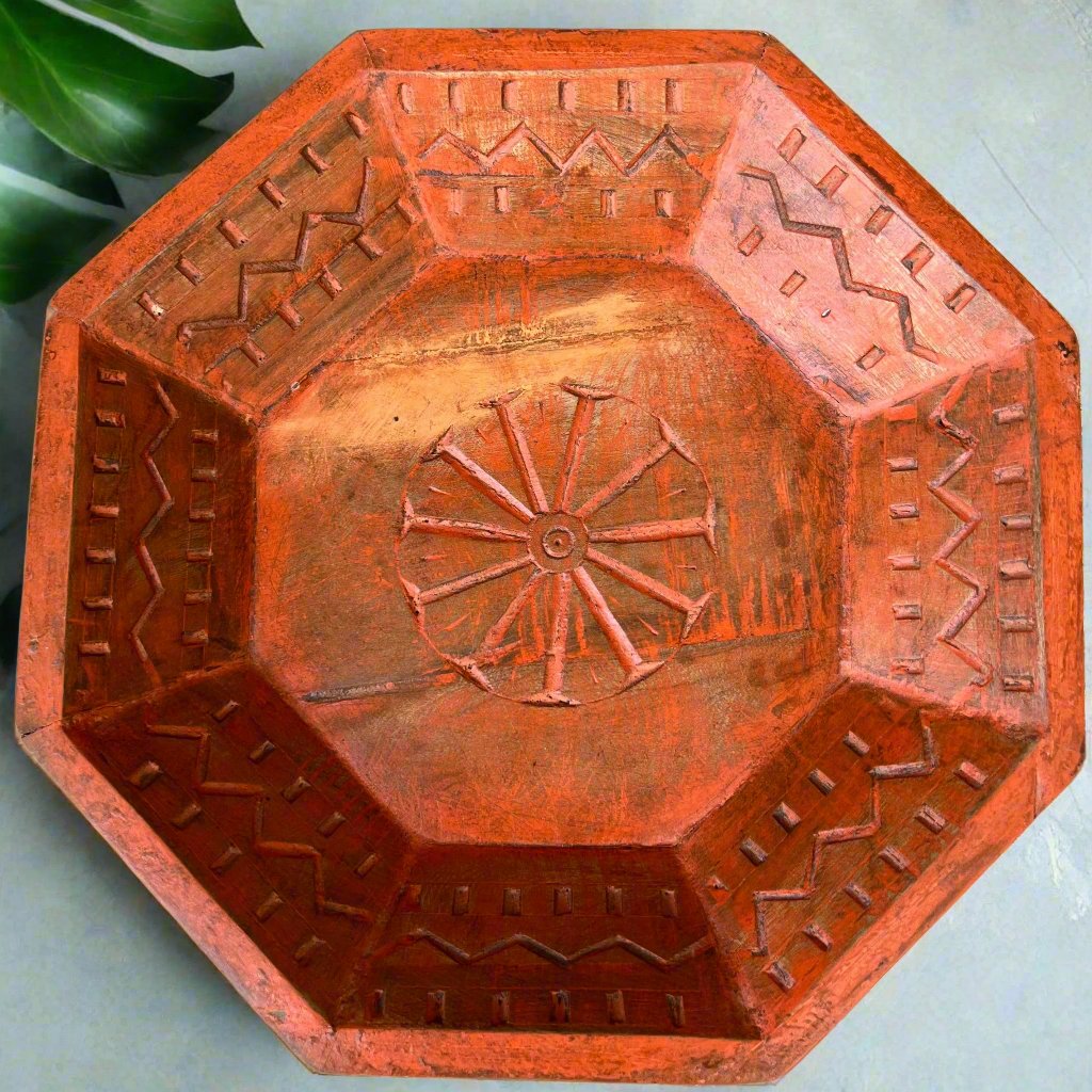 Wooden Octagonal Tray