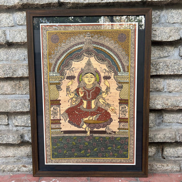 Pattachitra Painting of Goddess Lakshmi