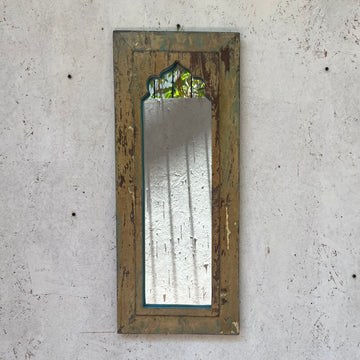 Beige-Blue Jharokha Mirror