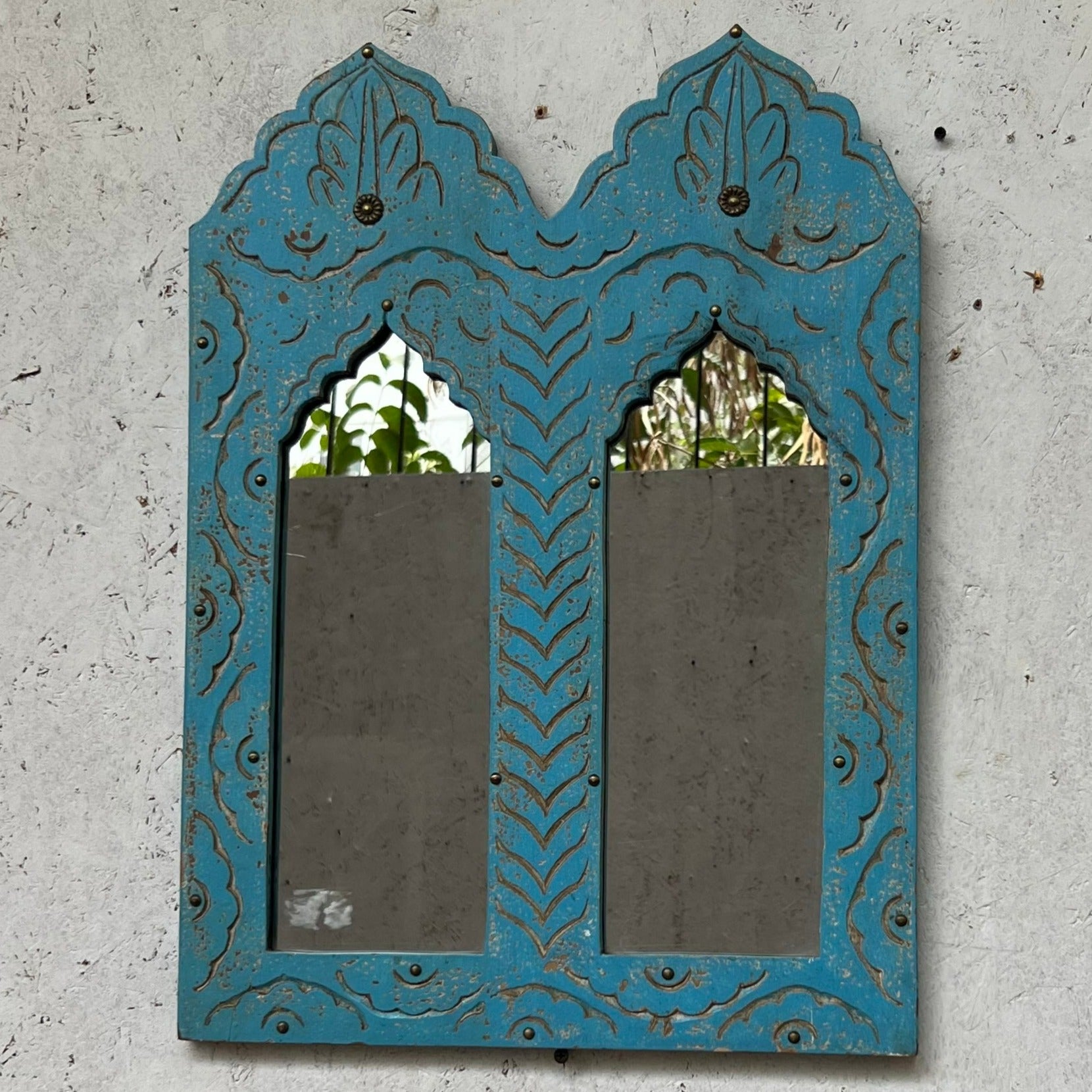 Two in one frame Jharokha Mirror