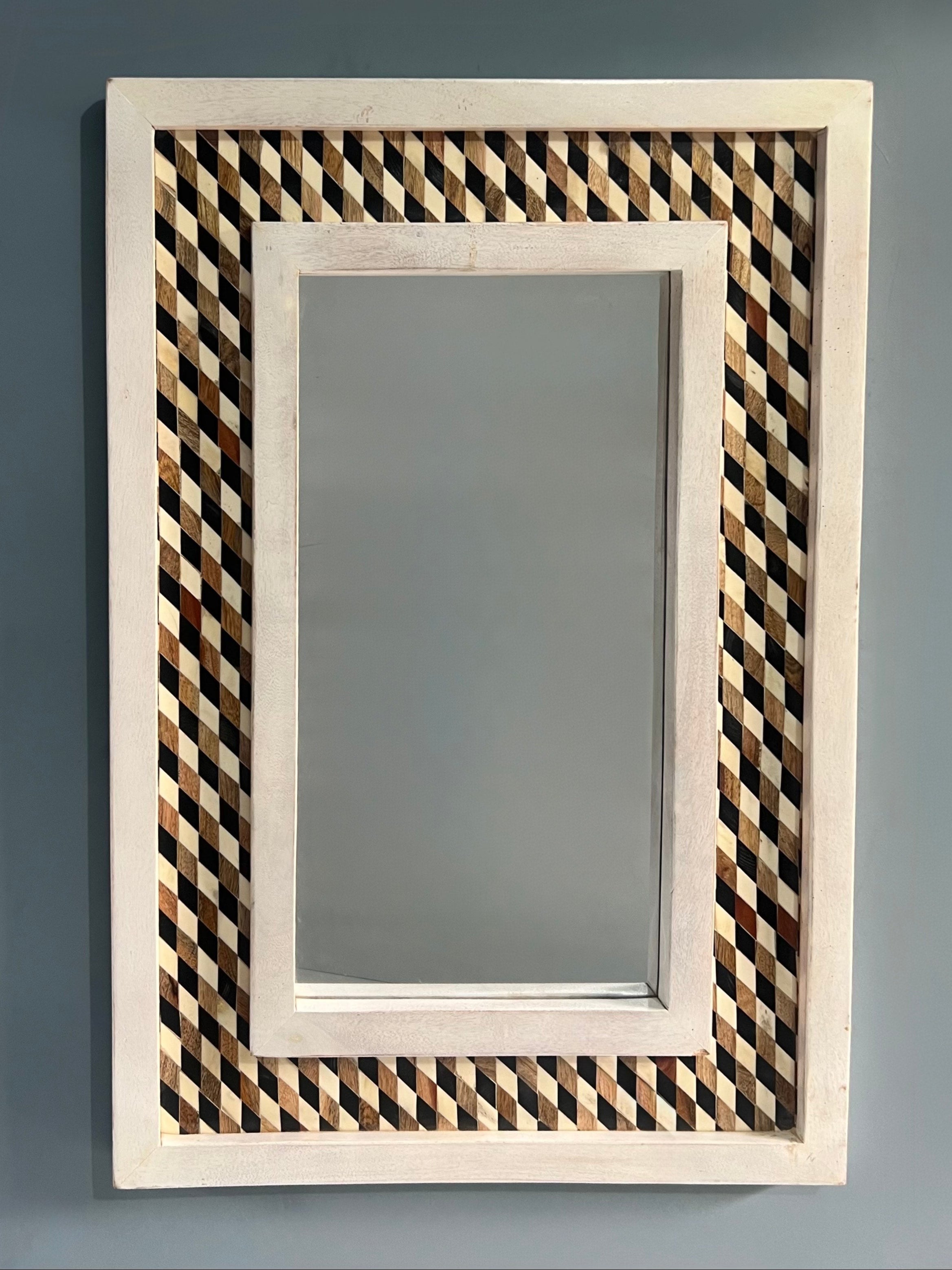 Mosaic Tile Rectangular Wall Mirror