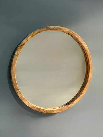 Round wall mirror