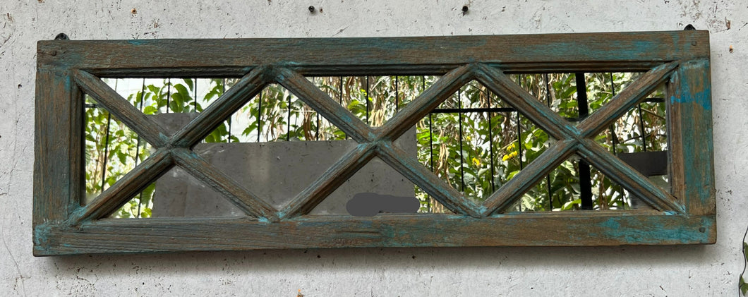 Upcycled Shutter with Mirror