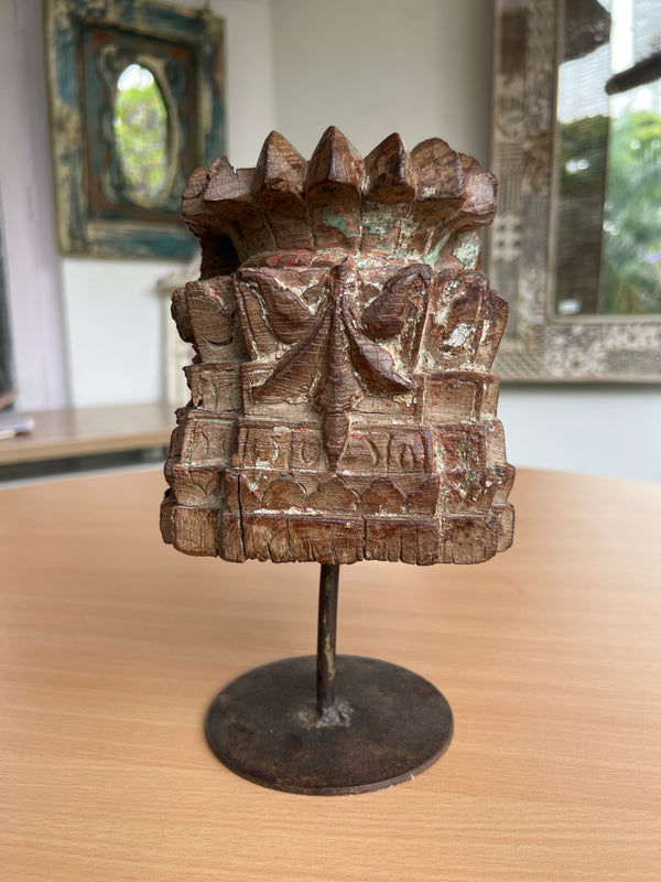 Carved Wood countertop accent