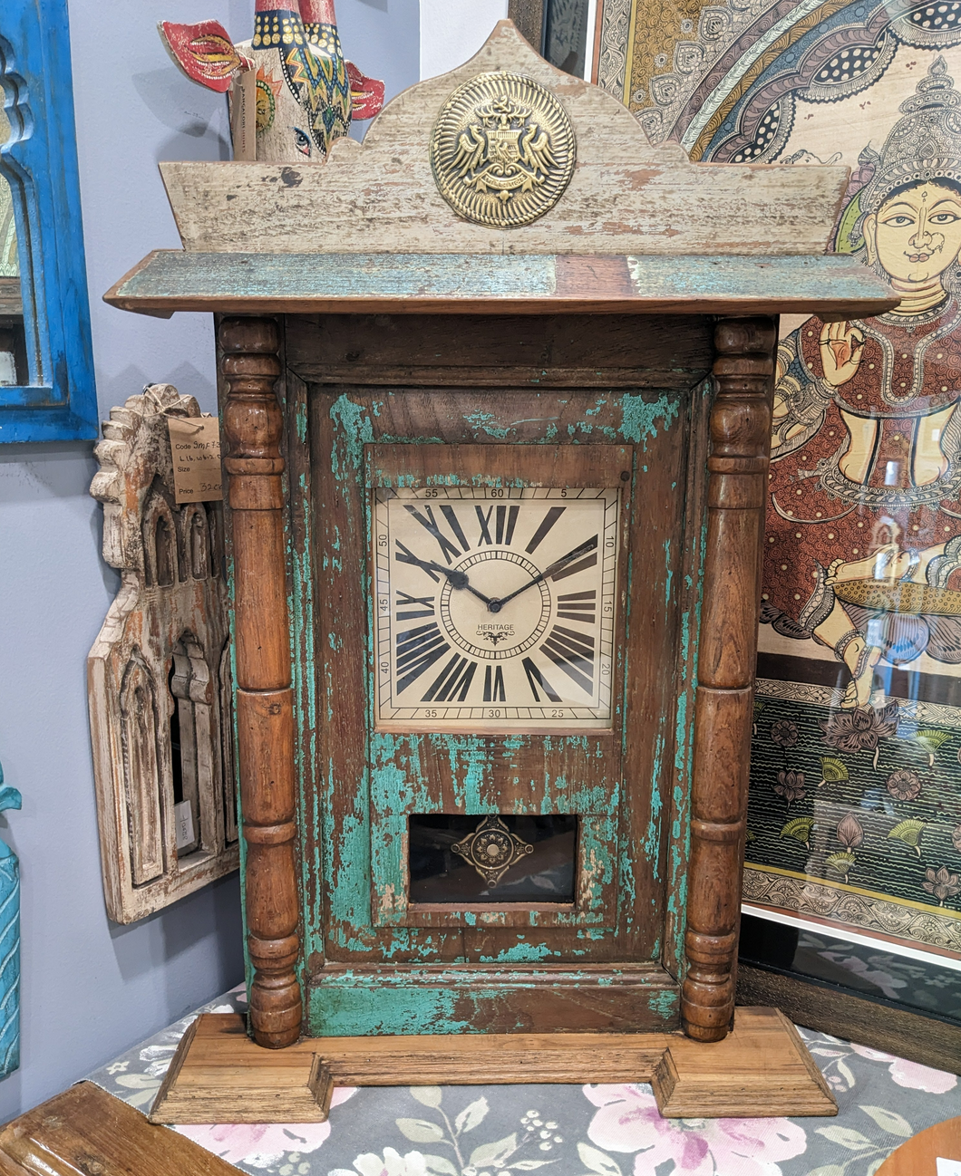 Distressed Pendulum Clock