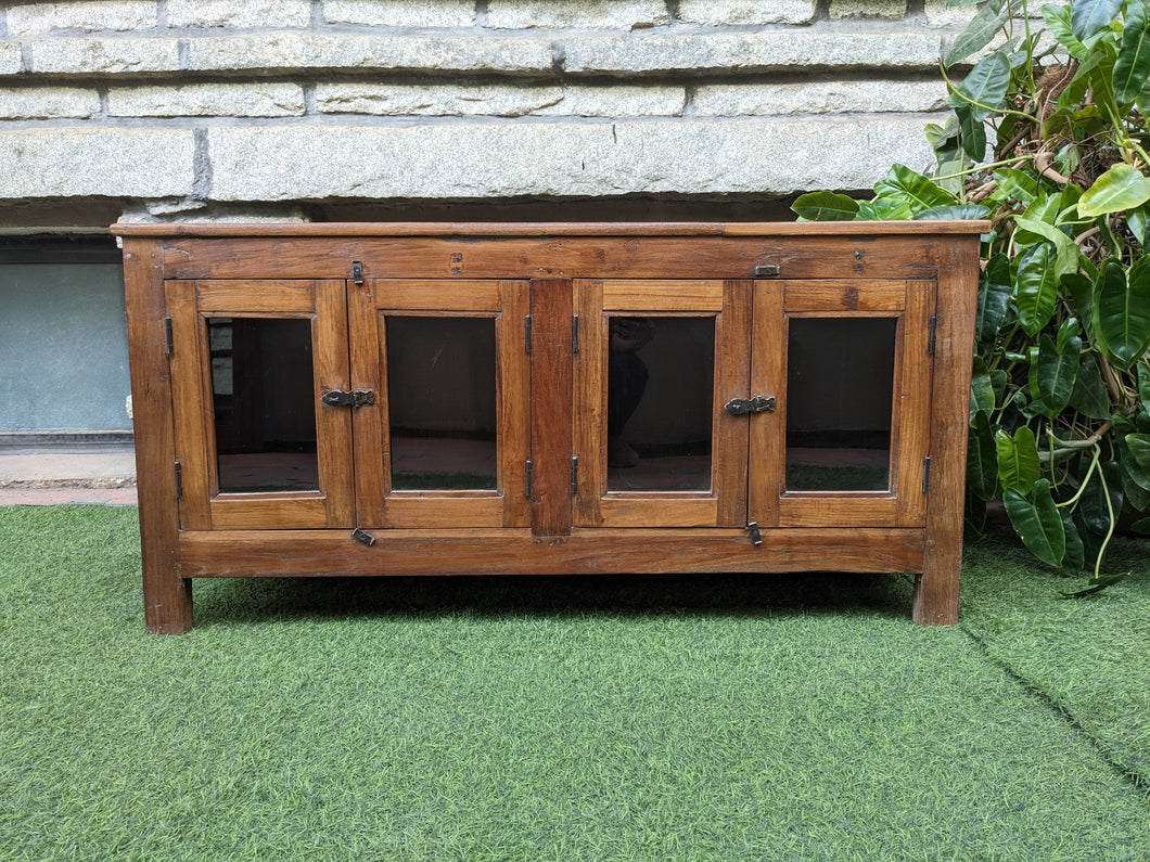 Teakwood Cabinet/TV Unit with shutters