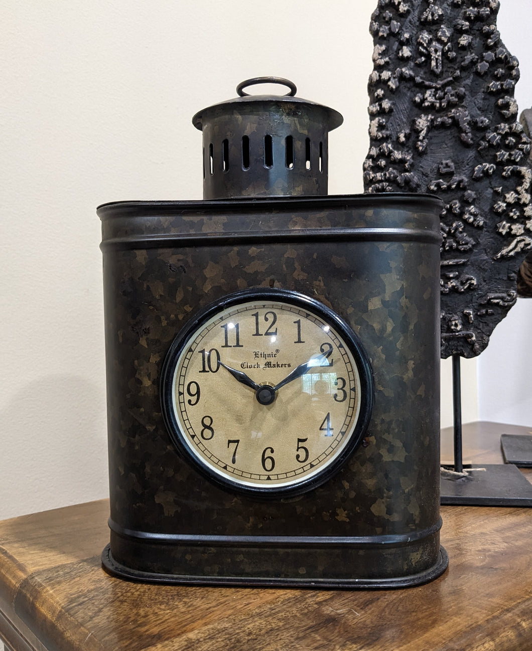 Clock in a Vintage can