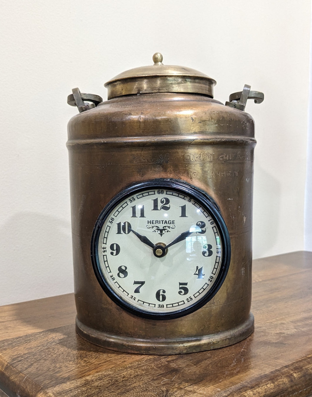 Brass Can Clock