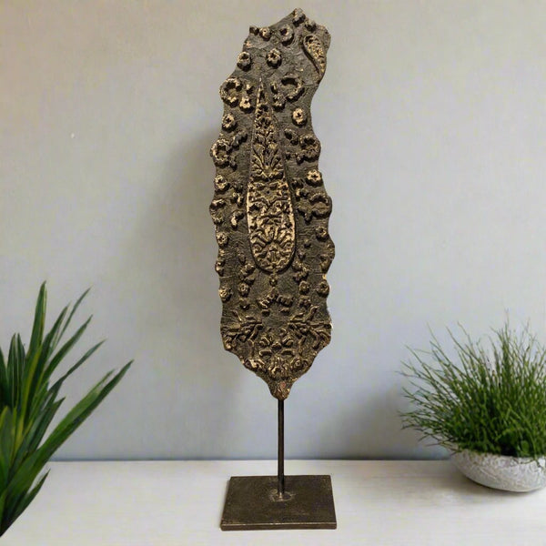 Wooden Block Print Table Accessory