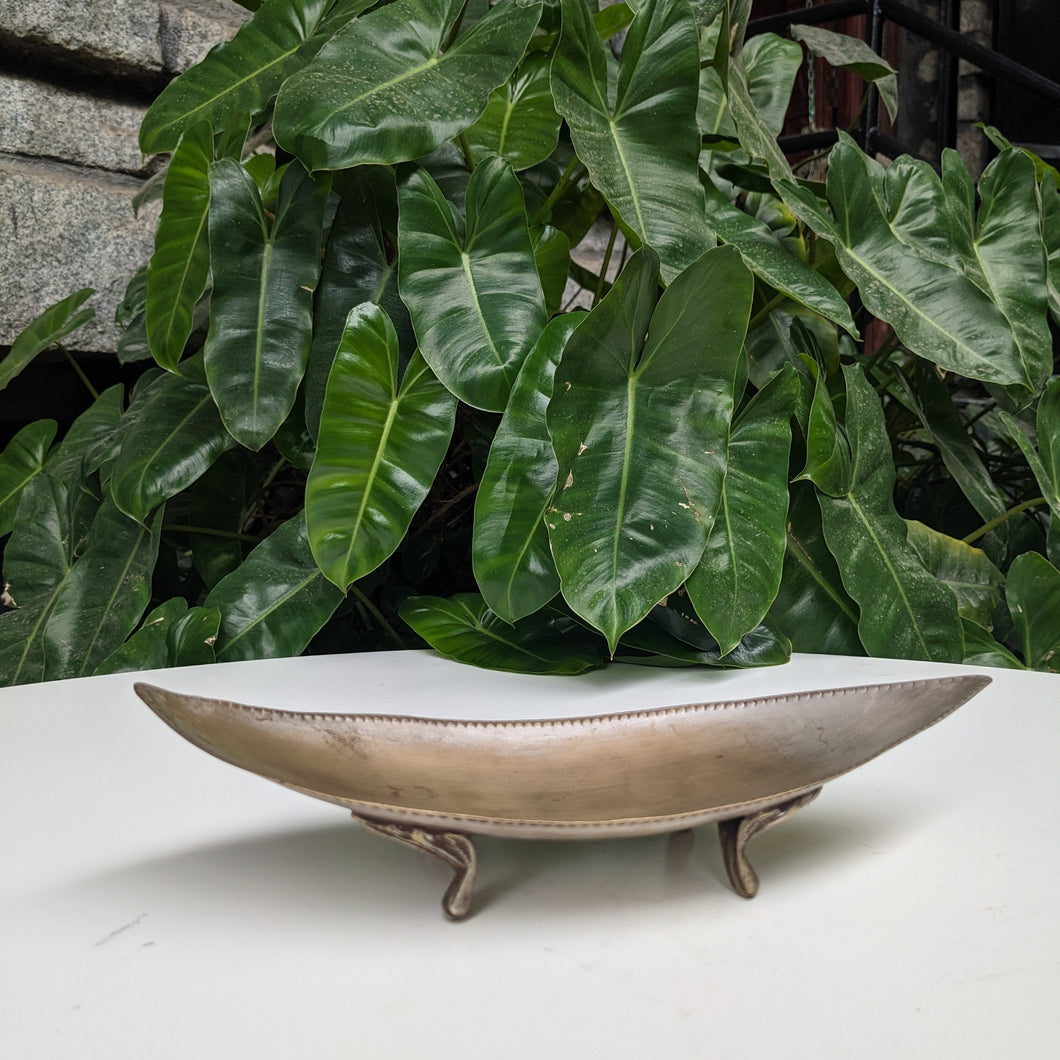 Boat shaped Brass Plate with Stand