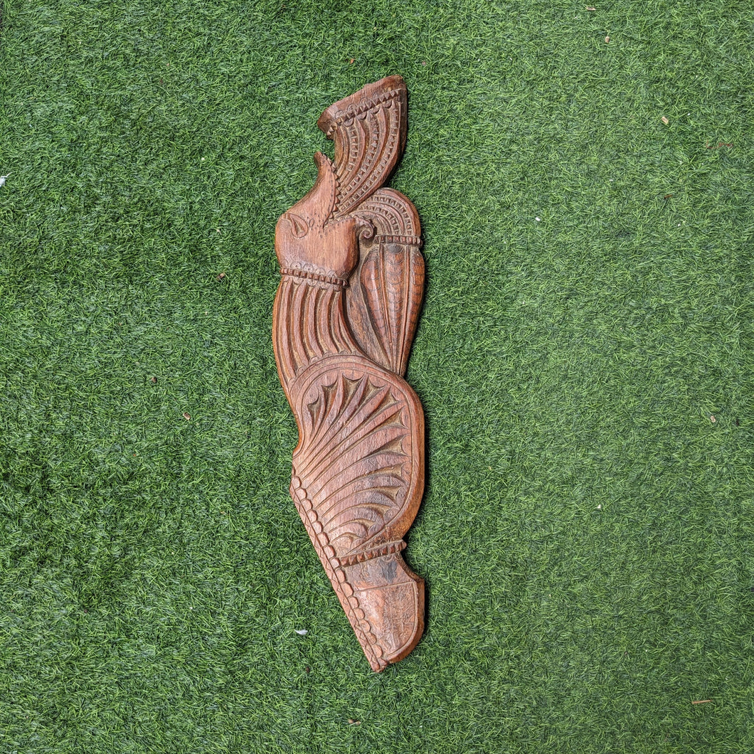 Carved Wooden Wall Hanging