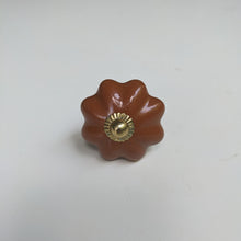 Load image into Gallery viewer, Caramel Brown Ceramic Knob
