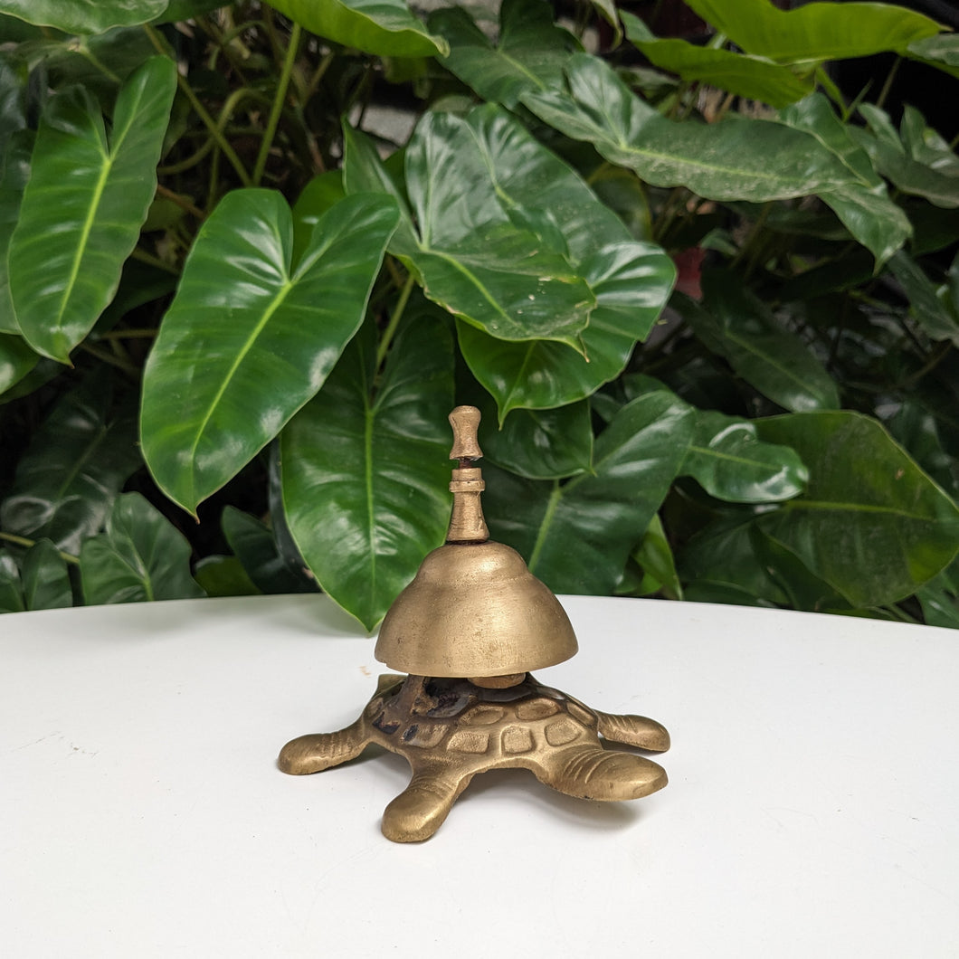 Brass Tortoise Desk Bell