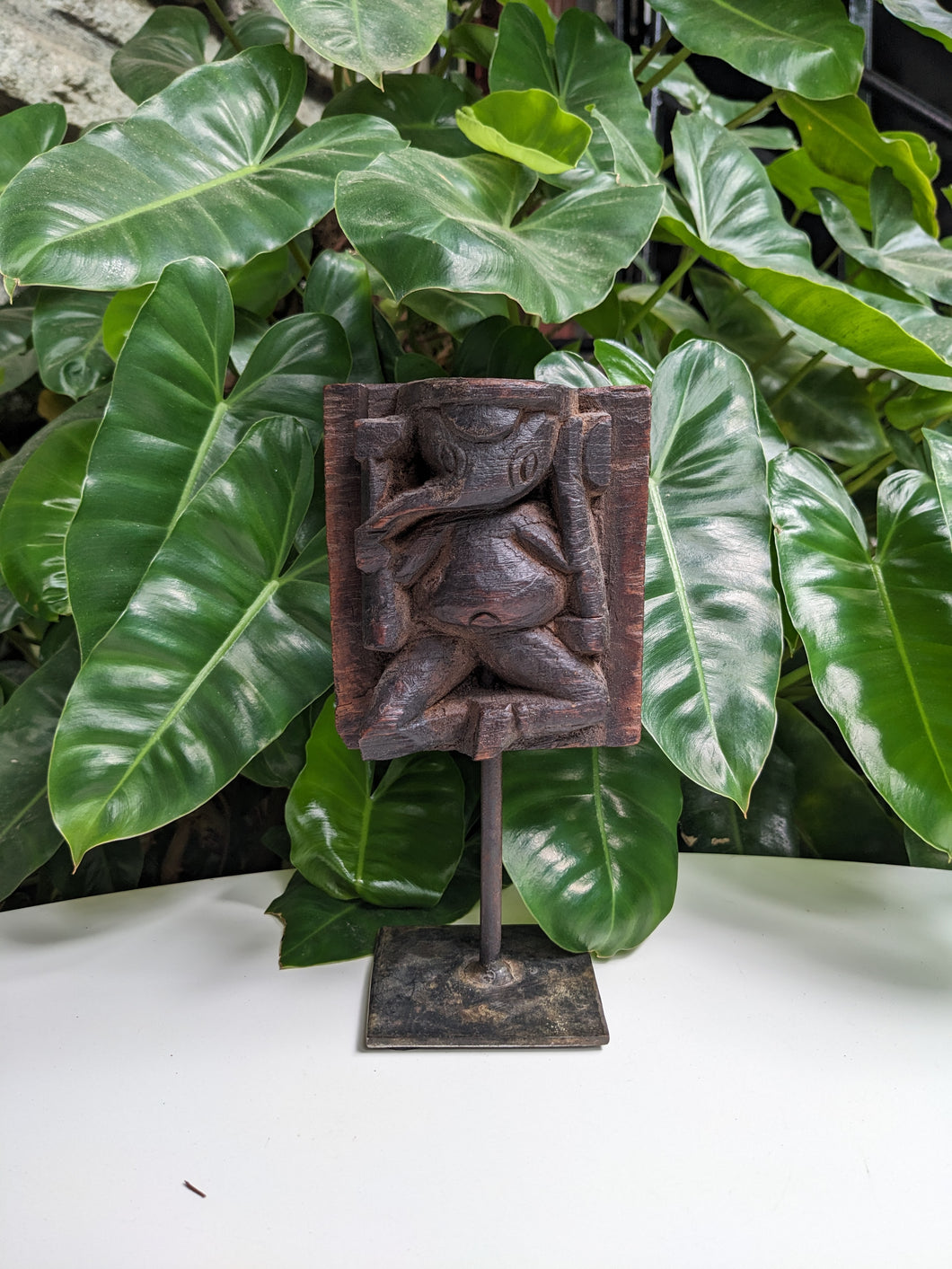 Wooden Ganesha Table Accent